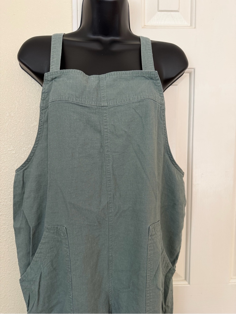 Universal Thread Sleeveless Utility Jumpsuit in Dusty Green